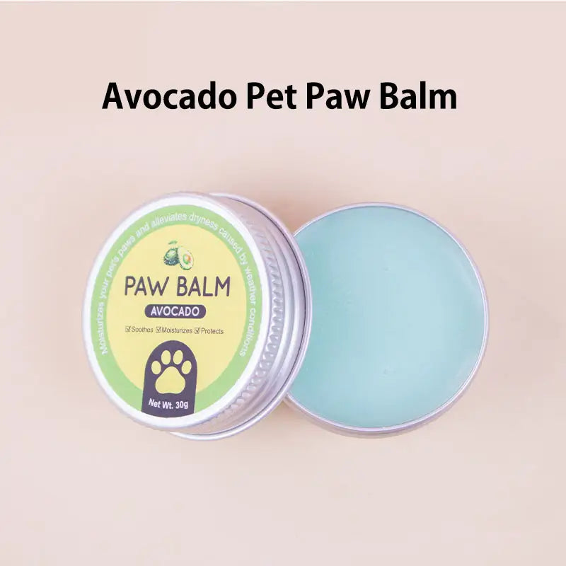 Avocado organic pet paw balm moisturizing protection cream for dog cat chapped paw skin