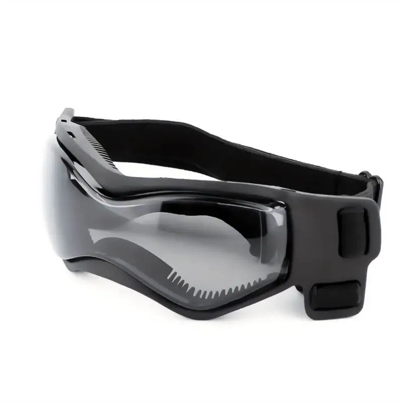 Black Shatterproof Waterproof Dog Goggles, anti-fog airflow design UV protection eyewear for adult French Bulldog outdoor travel