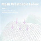 Mesh breathable fabric for dog boots - cool and comfortable without stuffiness for French Bulldogs