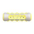 Cream Yellow Fillable Dog Toothbrush Chew Stick, gentle dental cleaning chew toy suitable for French Bulldog puppy and small breed dogs