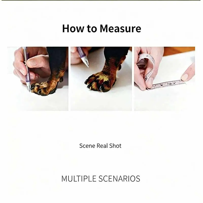 How to measure dog paw size for anti-slip paw pads, step-by-step guide for choosing the right size