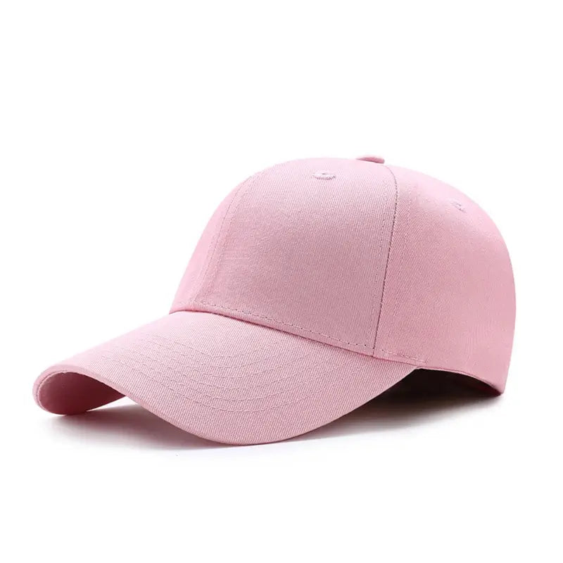 Soft pink blank cotton baseball cap, customizable dad hat for French bulldog embroidery, cute base cap for Frenchie mom gifts