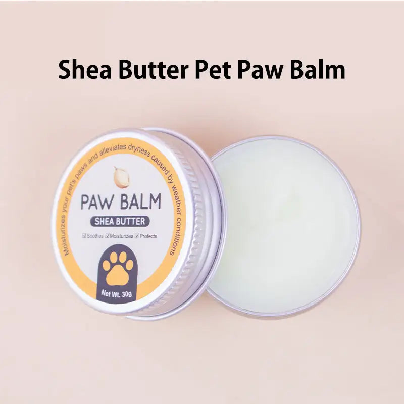 30g shea butter pet paw balm natural soothing moisturizer for dry cracked dog and cat paw pads