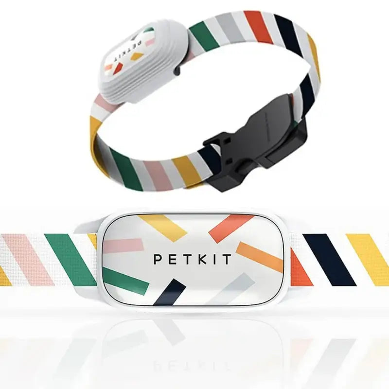 Two versions PETKIT smart wellness collar for Frenchie, quick-release buckle design waterproof dog activity tracking collar
